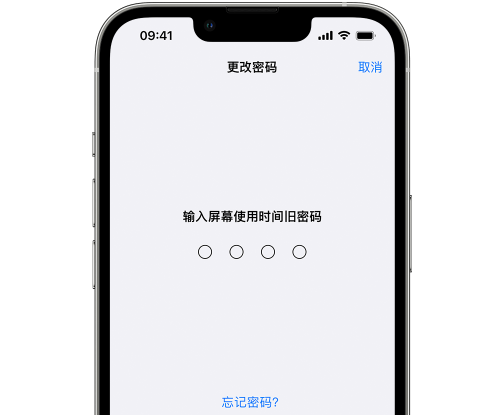 彝良iPhone屏幕维修分享iPhone屏幕使用时间密码忘记了怎么办 