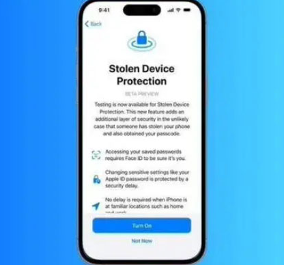 彝良苹果授权维修店分享被盗设备保护功能开启方法