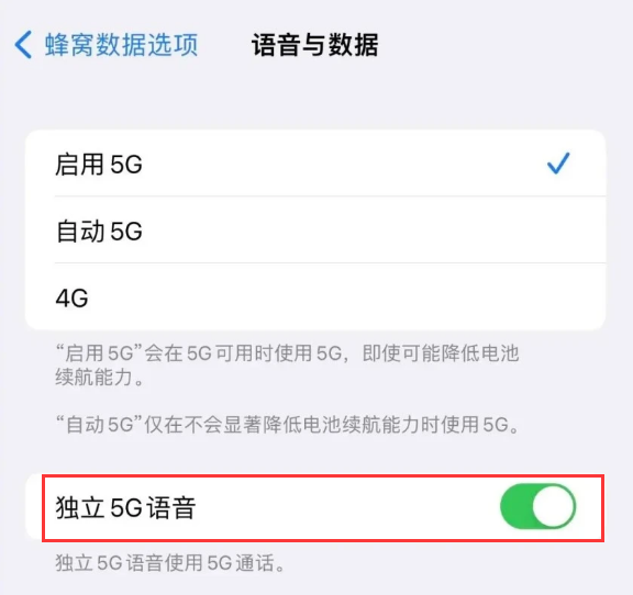 彝良苹果14维修分享iPhone 14 Pro如何开启VoNR 
