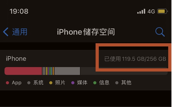 彝良苹果13维修分享iPhone13如何查看剩余内存 